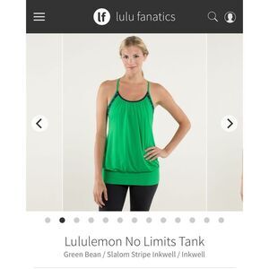 LULULEMON No Limits Tank S